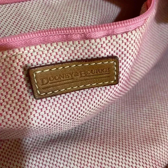 Dooney Bourke DB signature print canvas shoulder handbag - Picture 8 of 13